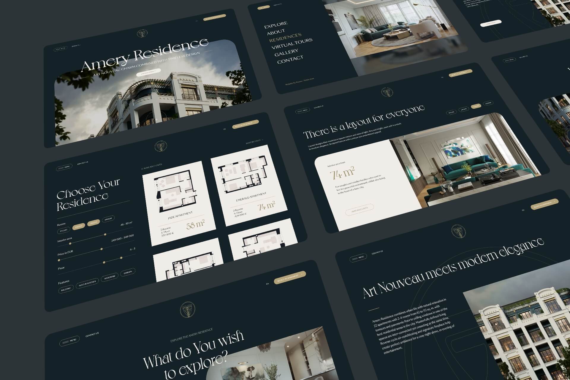 Amery Residence Website